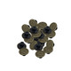 17mm Bronze Design Jeans Buttons with Pins (Pack of 10)